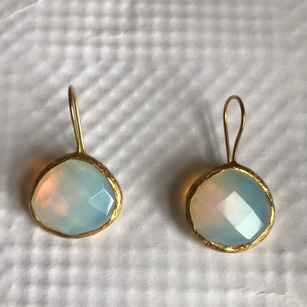Suzy B opal like earring